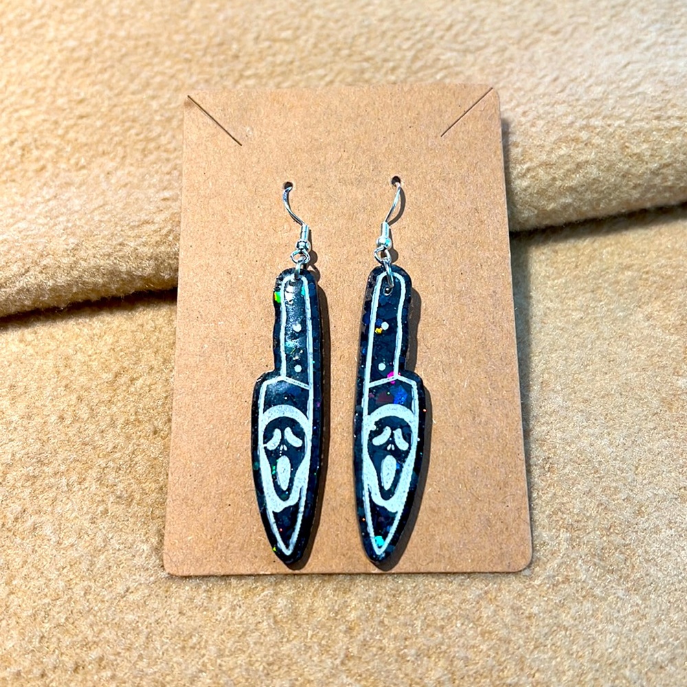 Scream Dagger Earrings
